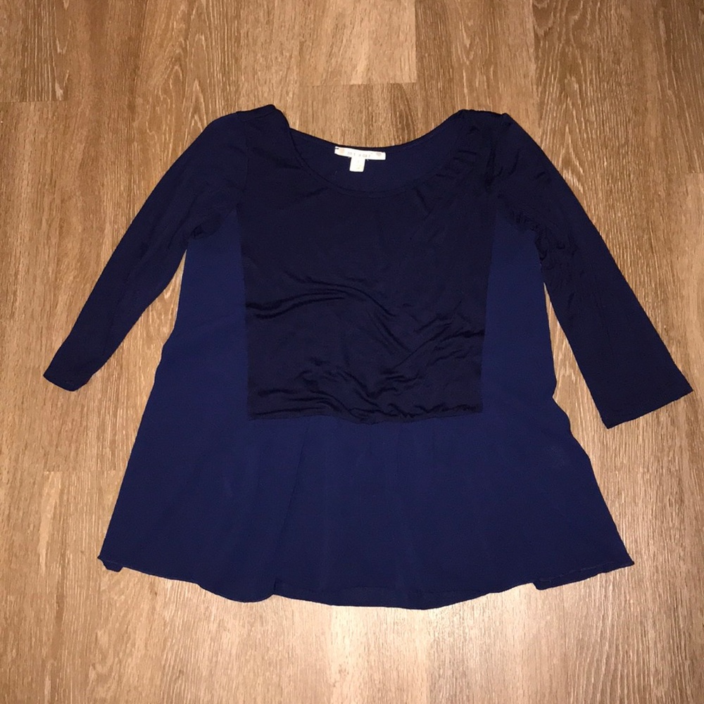 navy blue blouse